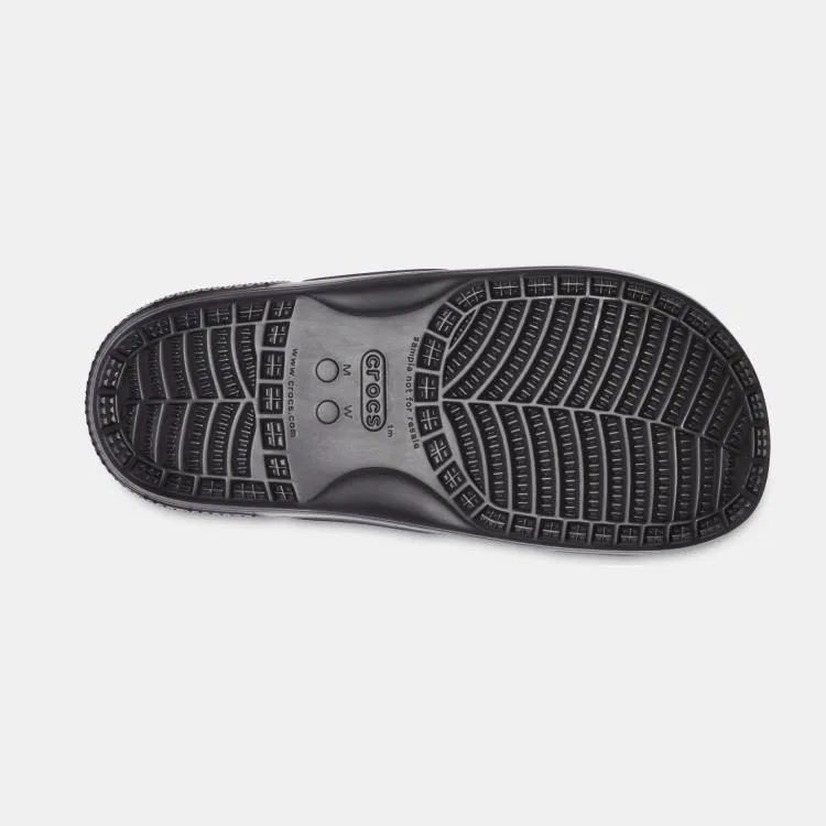 כפכף קרוקס סלייד שחור בהדפס פרחוני Classic Crocs Vacay Black Daisy 207284-0zi