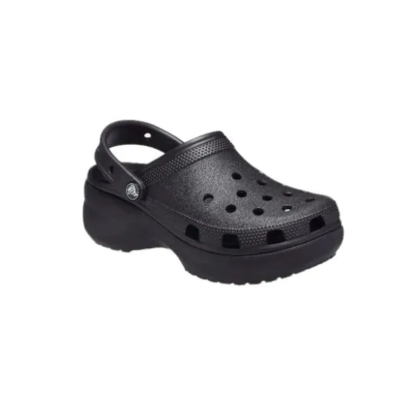 כפכפי פלטפורמה קרוקס לנשים בצבע שחור Crocs 206750-001 Classic Platform Clog