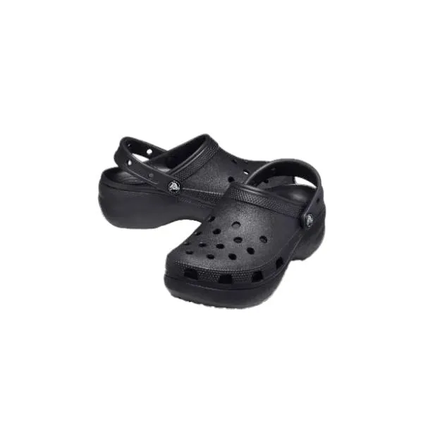 כפכפי פלטפורמה קרוקס לנשים בצבע שחור Crocs 206750-001 Classic Platform Clog