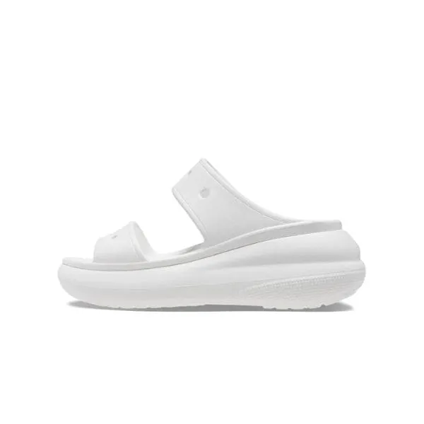 סנדלי קרוקס פלטפורמה במהדורה מיוחדת Crocs Classic Crush Sandal 207670-100 White
