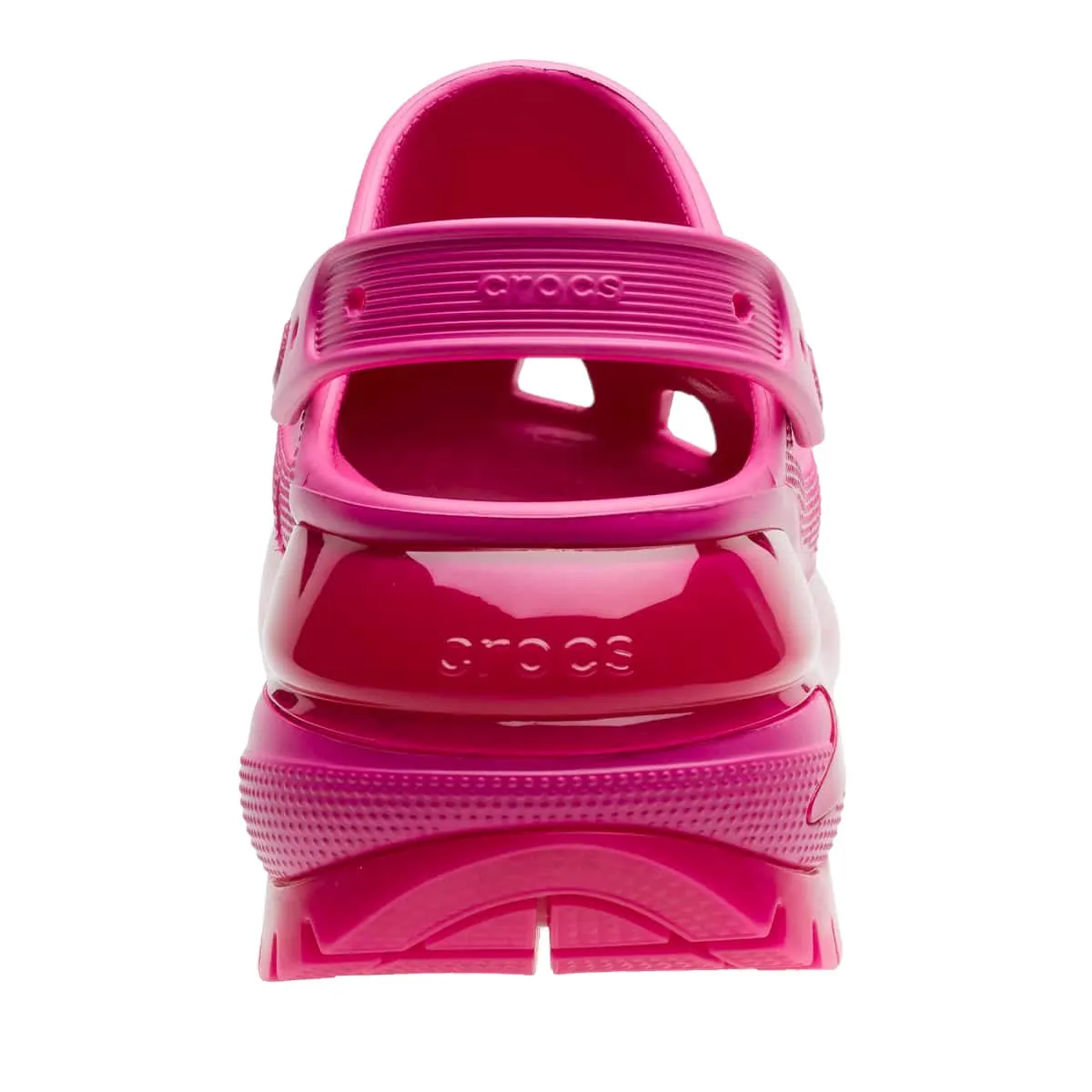כפכפי קרוקס פלטפורמה במהדורה מיוחדת Crocs Classic Mega Crush Clog Black noir 207988-6ub