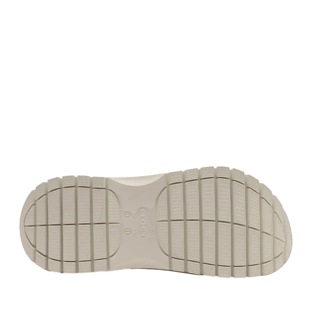 כפכפי קרוקס פלטפורמה במהדורה מיוחדת Crocs Classic Mega Crush Clog White blanc 207988-100