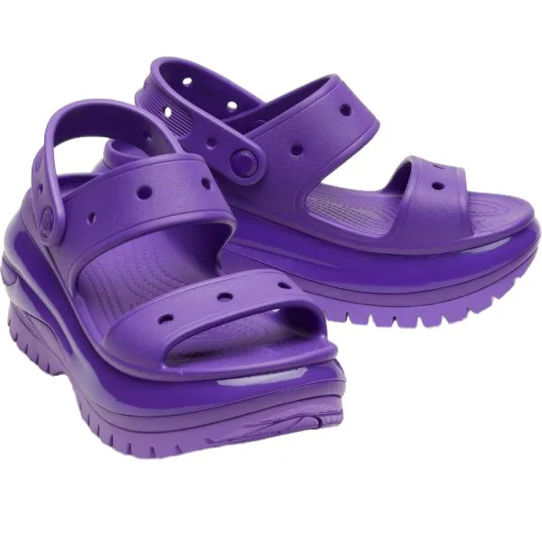 סנדלי קרוקס פלטפורמה במהדורה מיוחדת Crocs Classic Mega Crush Sandal 207989-518