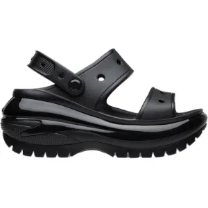סנדלי קרורס פלטפורמה במהדורה מיוחדת Crocs Classic Mega Crush Sandal Black noir 207989-001