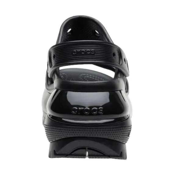 סנדלי קרורס פלטפורמה במהדורה מיוחדת Crocs Classic Mega Crush Sandal Black noir 207989-001