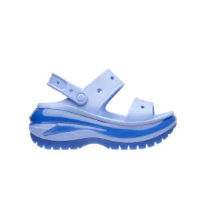 סנדלי קרורס פלטפורמה במהדורה מיוחדת Crocs Classic Mega Crush Sandal Moon Jelly 207989-5Q6