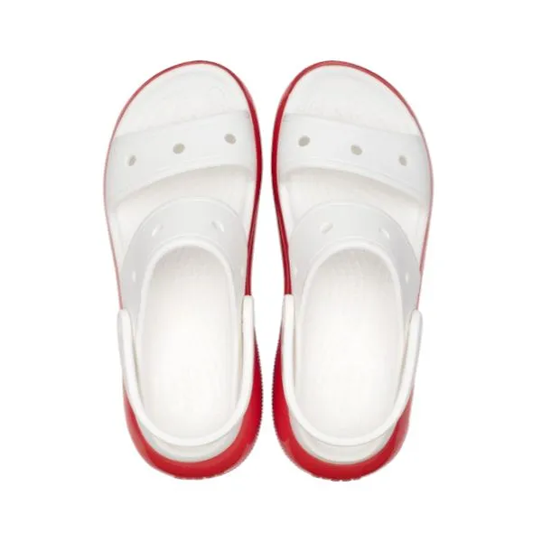 סנדלי קרוקס פלטפורמה במהדורה מיוחדת Crocs Classic Mega Crush Sandal Neon Purple 207989-94S