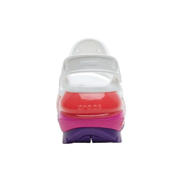 סנדלי קרוקס פלטפורמה במהדורה מיוחדת Crocs Classic Mega Crush Sandal Neon Purple 207989-94S