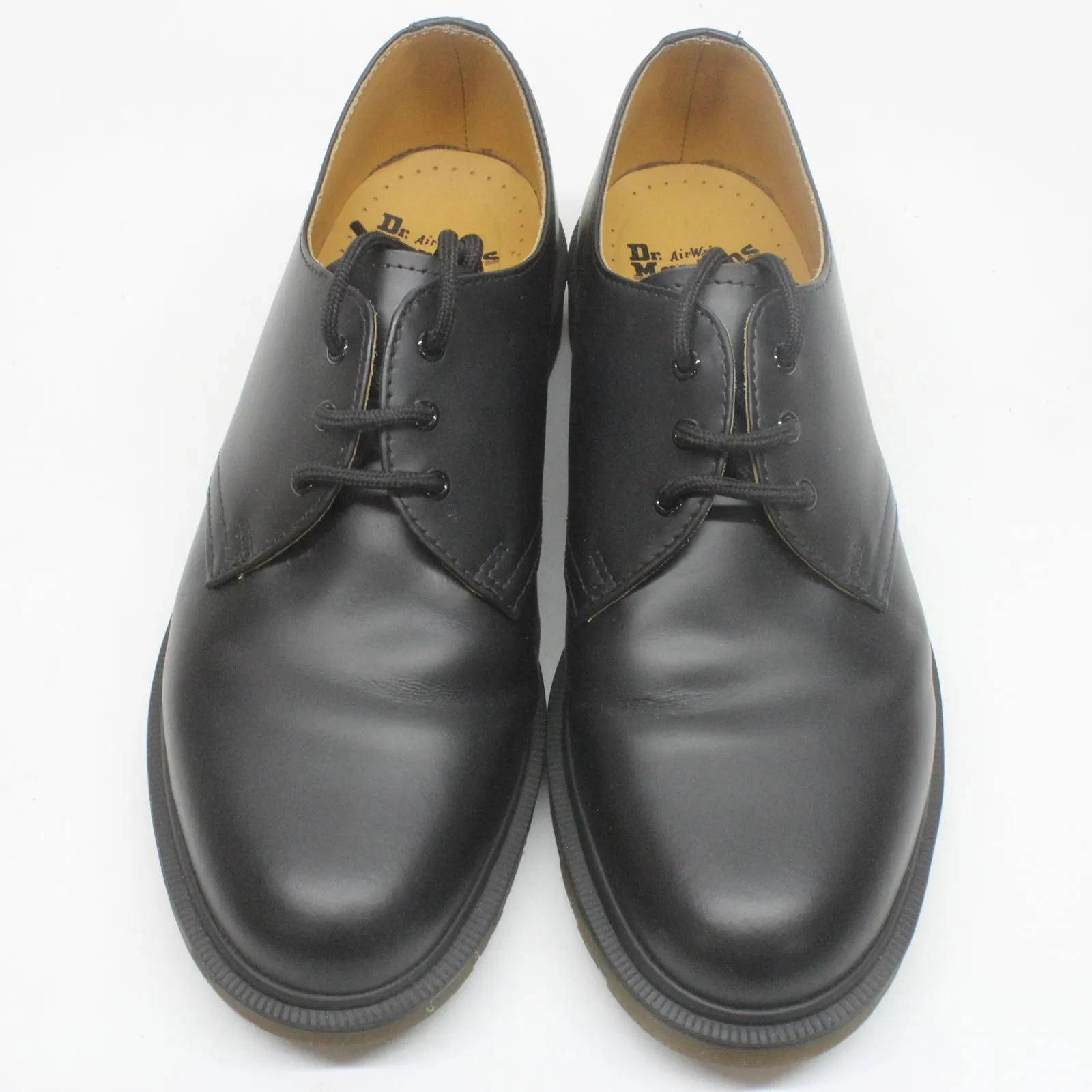 1461 PW Smooth 3-Eye Leather Unisex Shoes - UK 8 - US 10 Women / 9 Men - EU 42