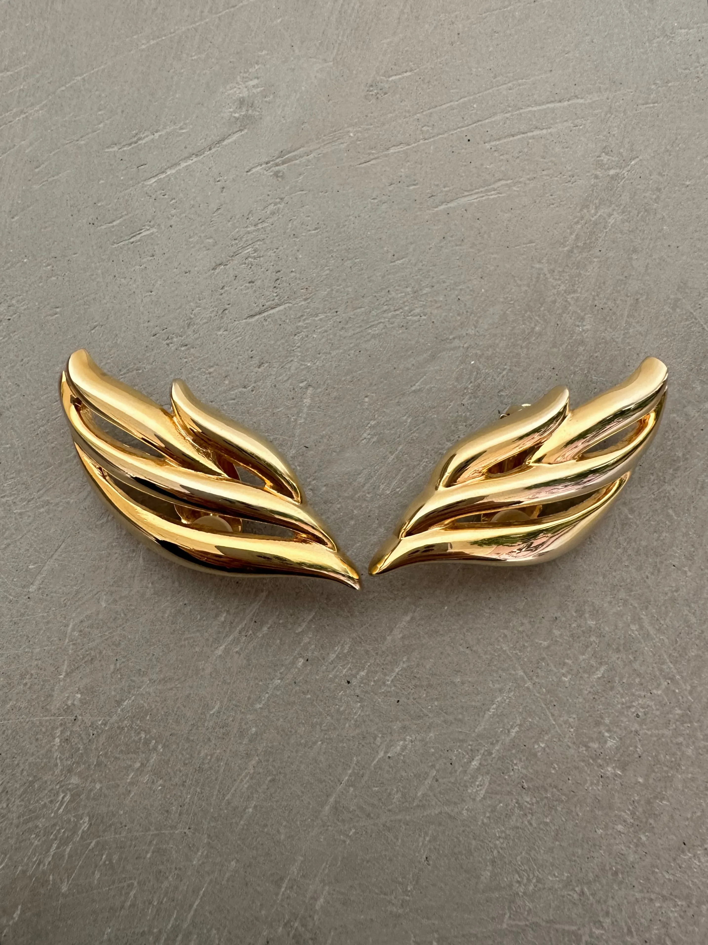 1990's Givenchy Angel Wing Earrings