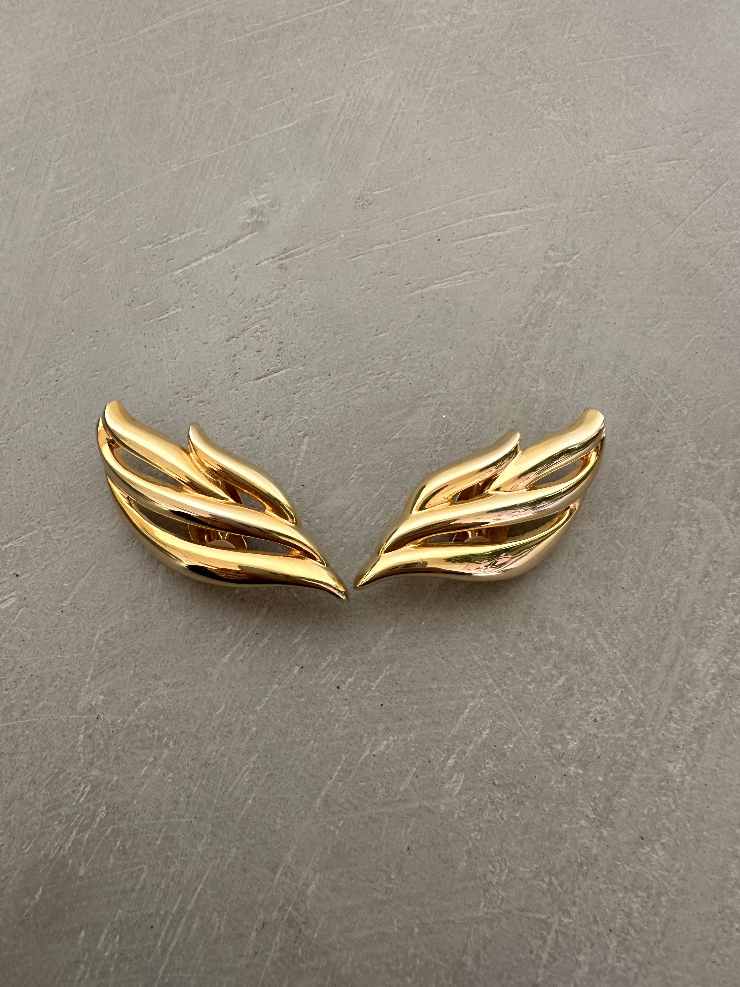 1990's Givenchy Angel Wing Earrings