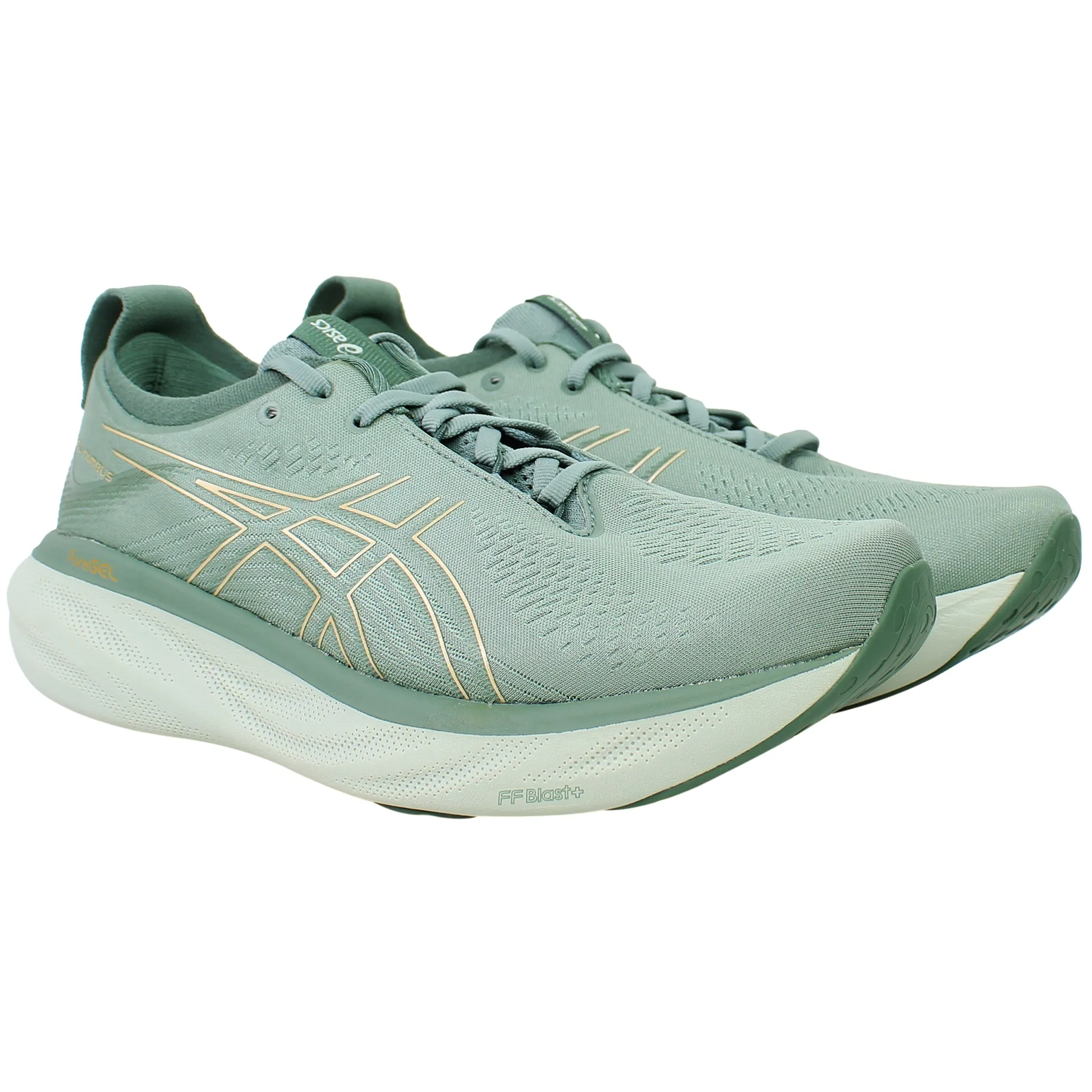 Asics Gel-Nimbus 25 Womens Green Running Shoes