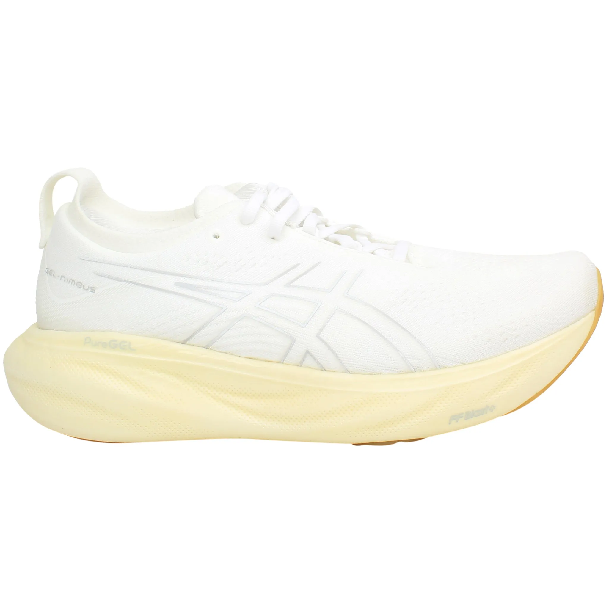 Asics Gel-Nimbus 25 Womens White Running Shoes