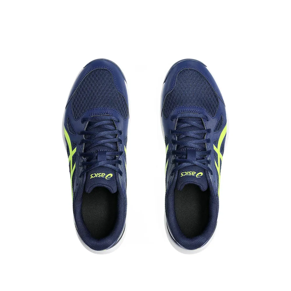 ASICS Men's Upcourt 6 Badminton Shoe (Blue Expanse/Safety Yellow)
