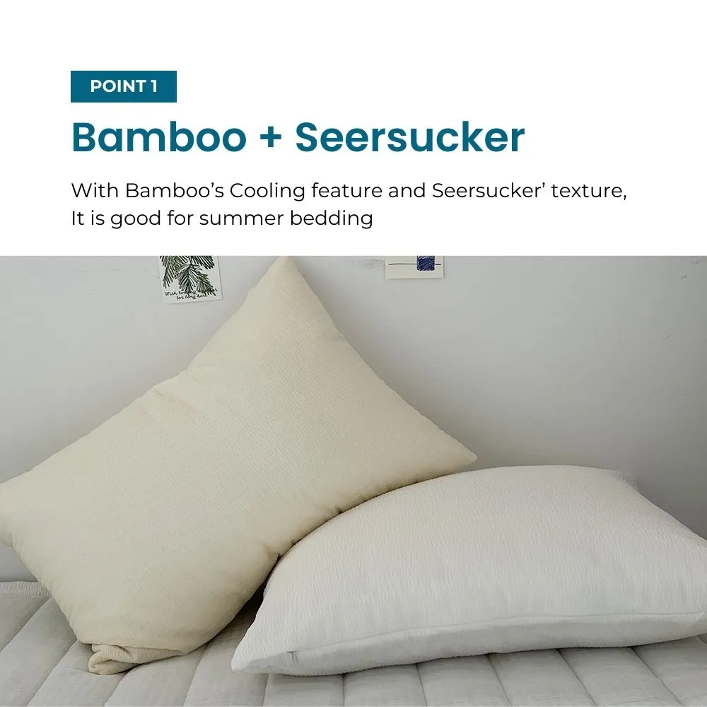 Bamboo Airy Linen Summer Flat Sheet ( 2colors )