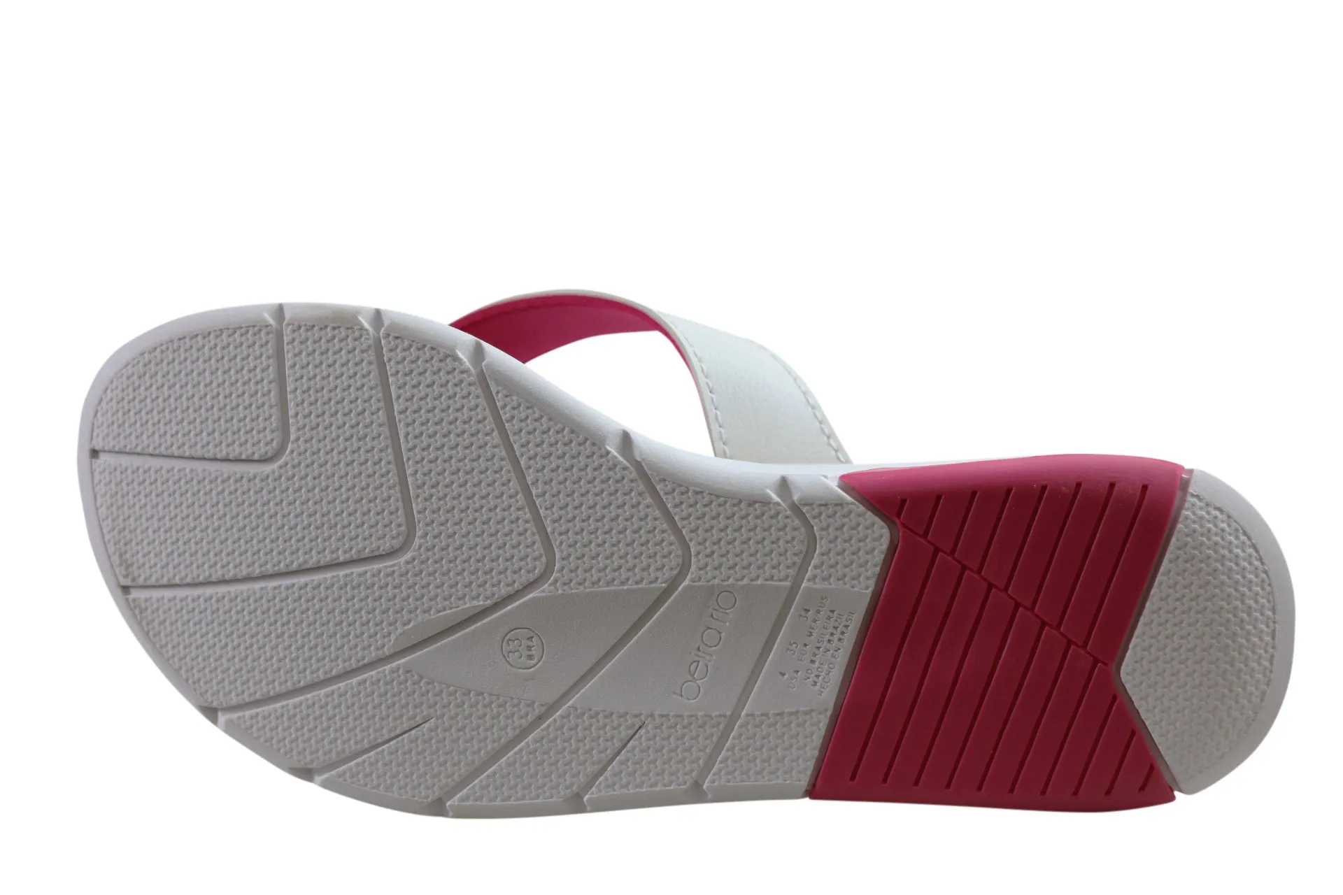 Beira Rio Conforto Beachly Womens Comfort Thongs Made In Brazil