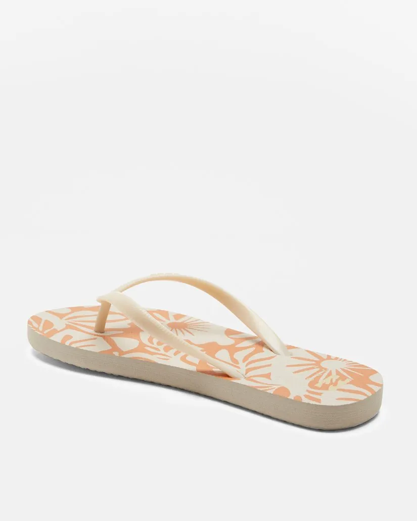 Billabong "Dama" Women's Flip Flop Sandals - Dried Mango
