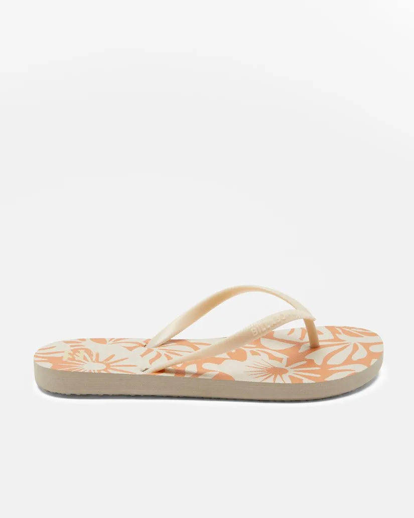 Billabong "Dama" Women's Flip Flop Sandals - Dried Mango