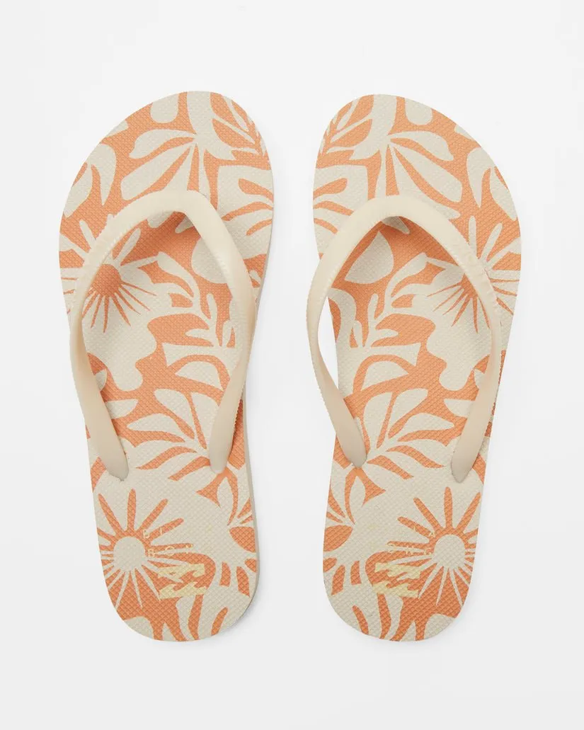 Billabong "Dama" Women's Flip Flop Sandals - Dried Mango