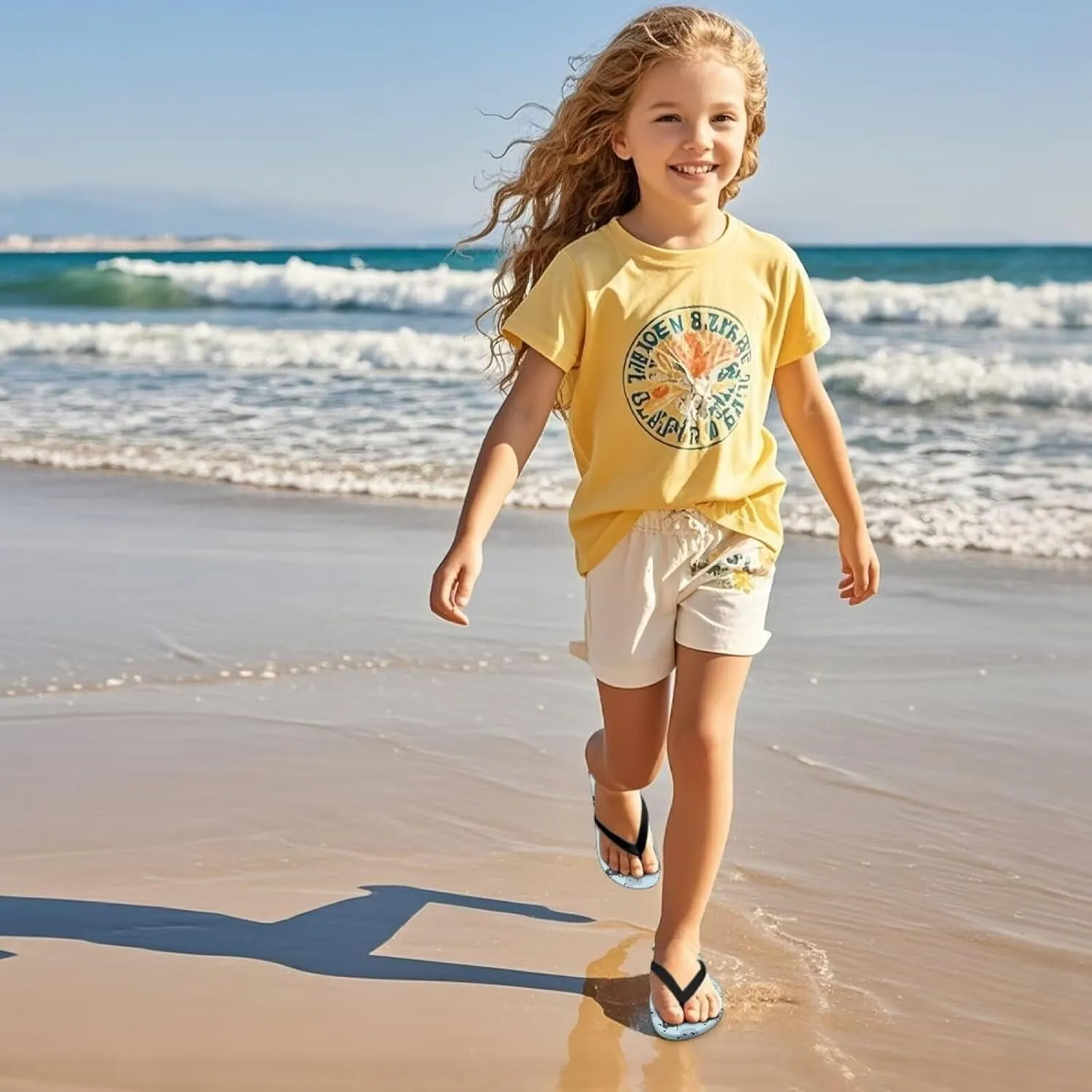 Boy Girls Flips Flops for Kids Child Slip-on Thong Sandals Cartoon Slides Water Shoes