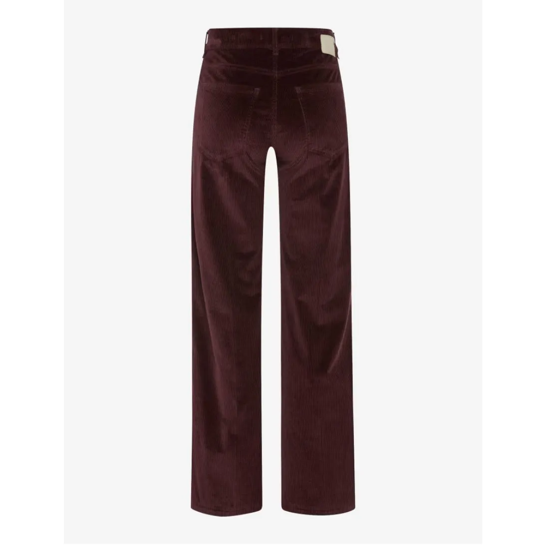 Brax Corduroy Wide Leg Trousers Maine 75-1338 Berry