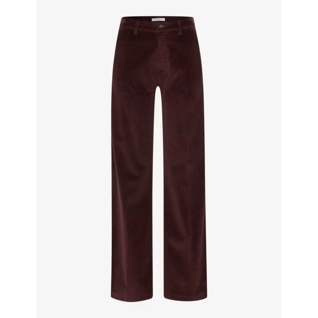 Brax Corduroy Wide Leg Trousers Maine 75-1338 Berry