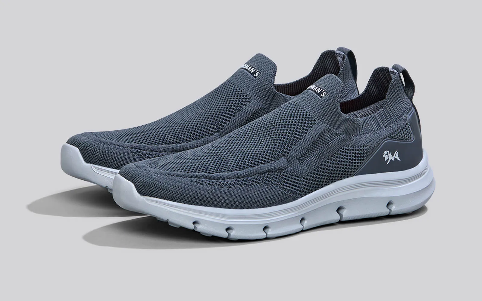 Breathe Ease Slip Ons : Grey