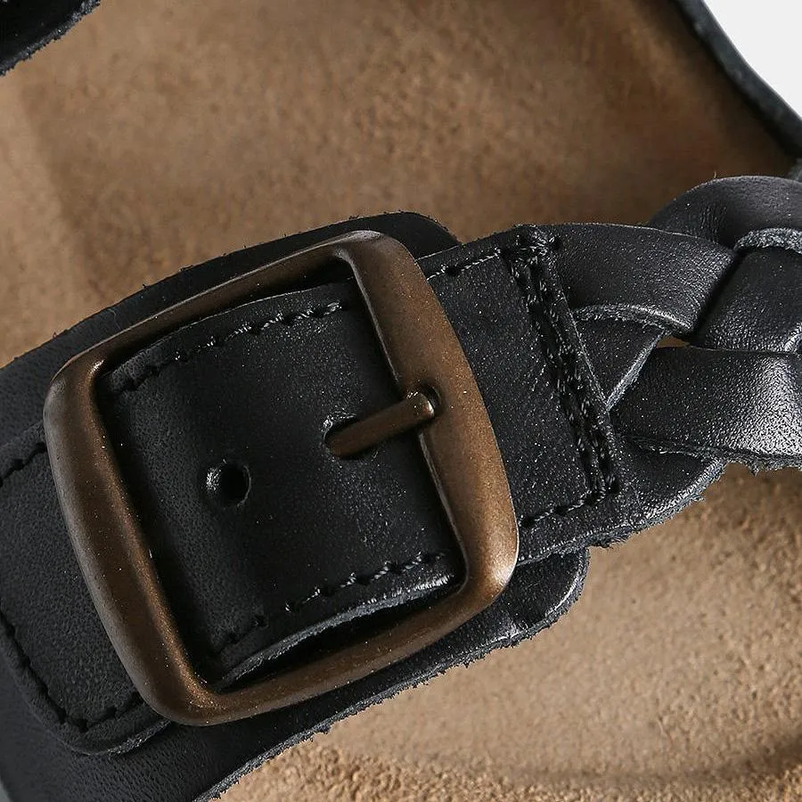 cara leather slip-in (black)
