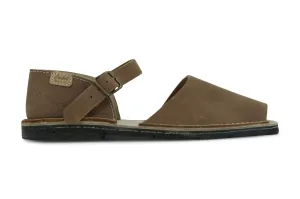 Castell Avarcas Women's Fraileras Nut Leather Monk Strap Sandals