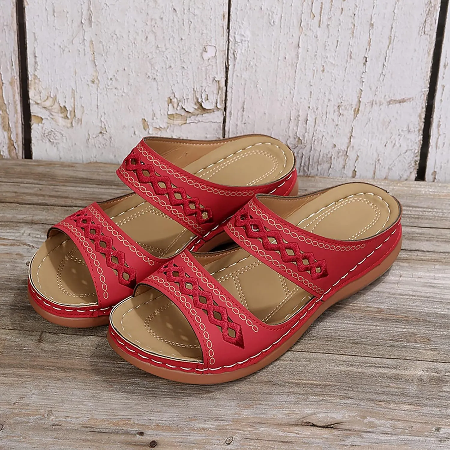 Cathalem Summer Sandals for Women 2024, Orthopedic Sandals for Women Arch Support Sandals Women's Orthotic Sandals