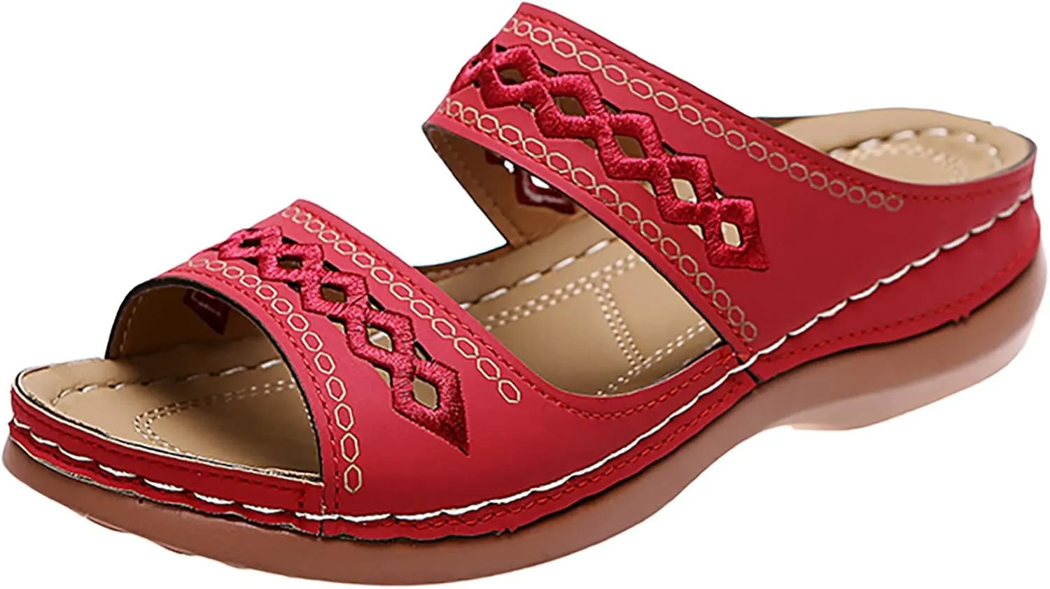 Cathalem Summer Sandals for Women 2024, Orthopedic Sandals for Women Arch Support Sandals Women's Orthotic Sandals