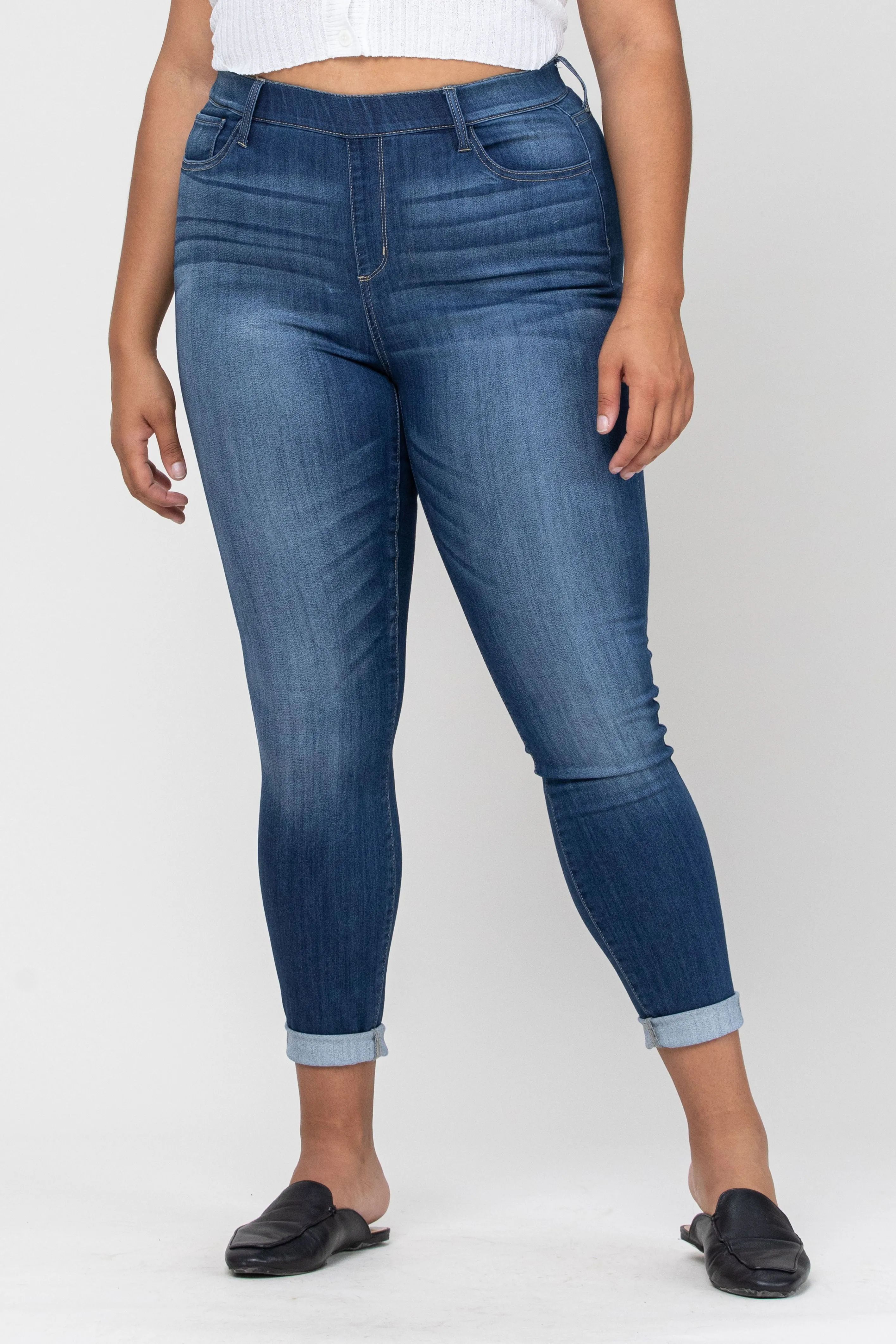 cello pull on skinny jegging plus