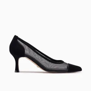 Charlotte Mesh Mid Heel