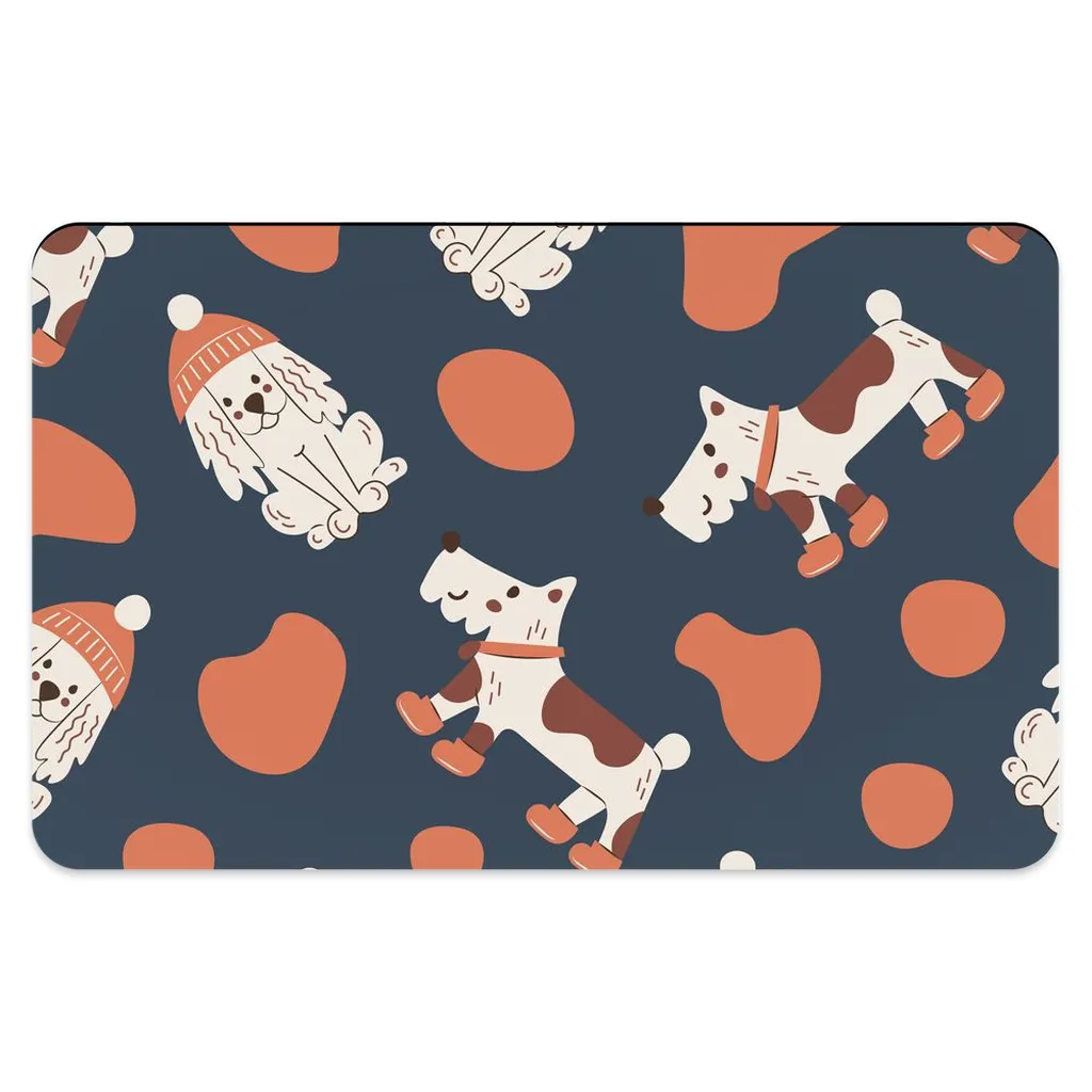 Comfy Dog Pattern (2) - Pet Placemats