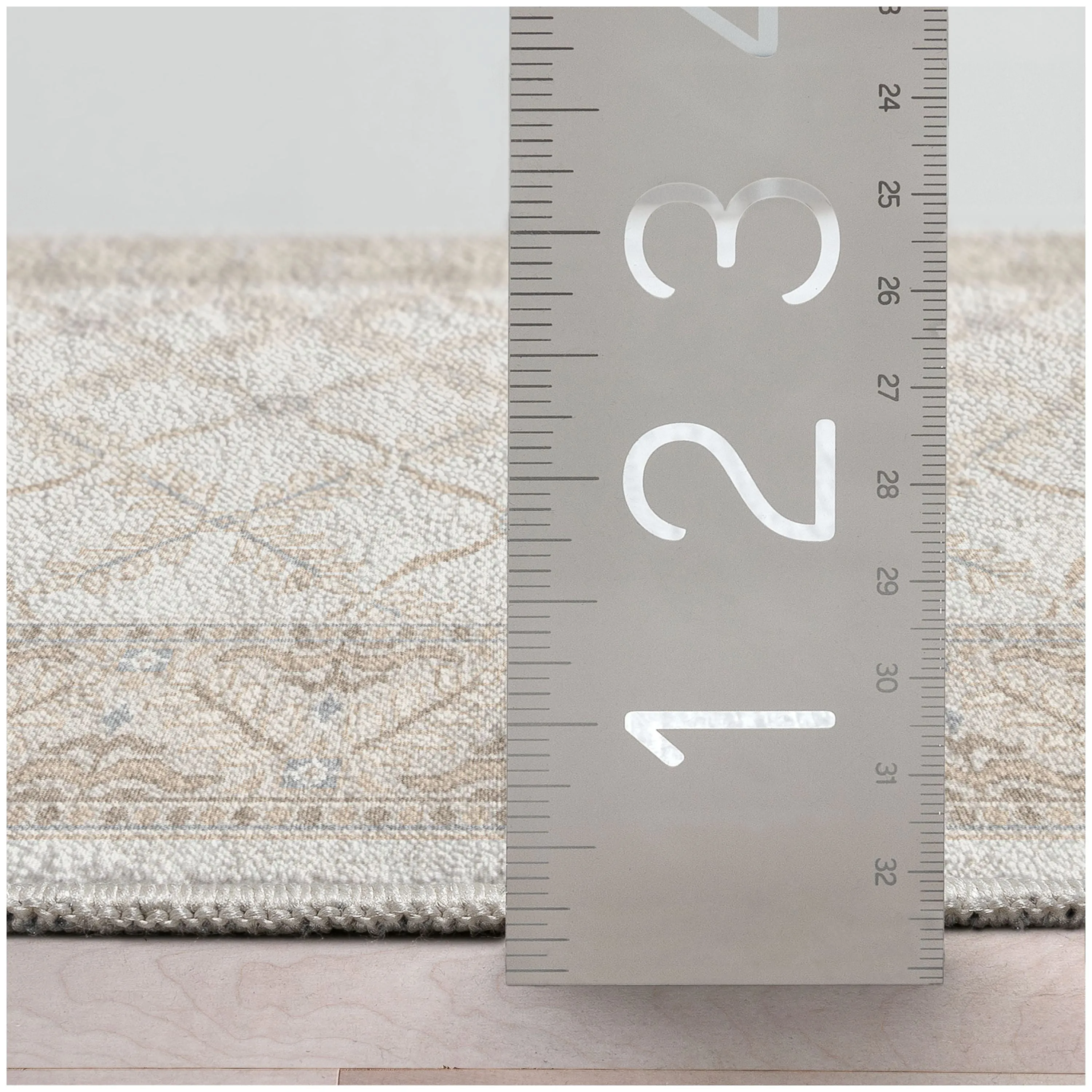 Custom Size Runner Regency Lattice Pearly Haven Choose Your Width x Choose Your Length Hallway Runner Rug