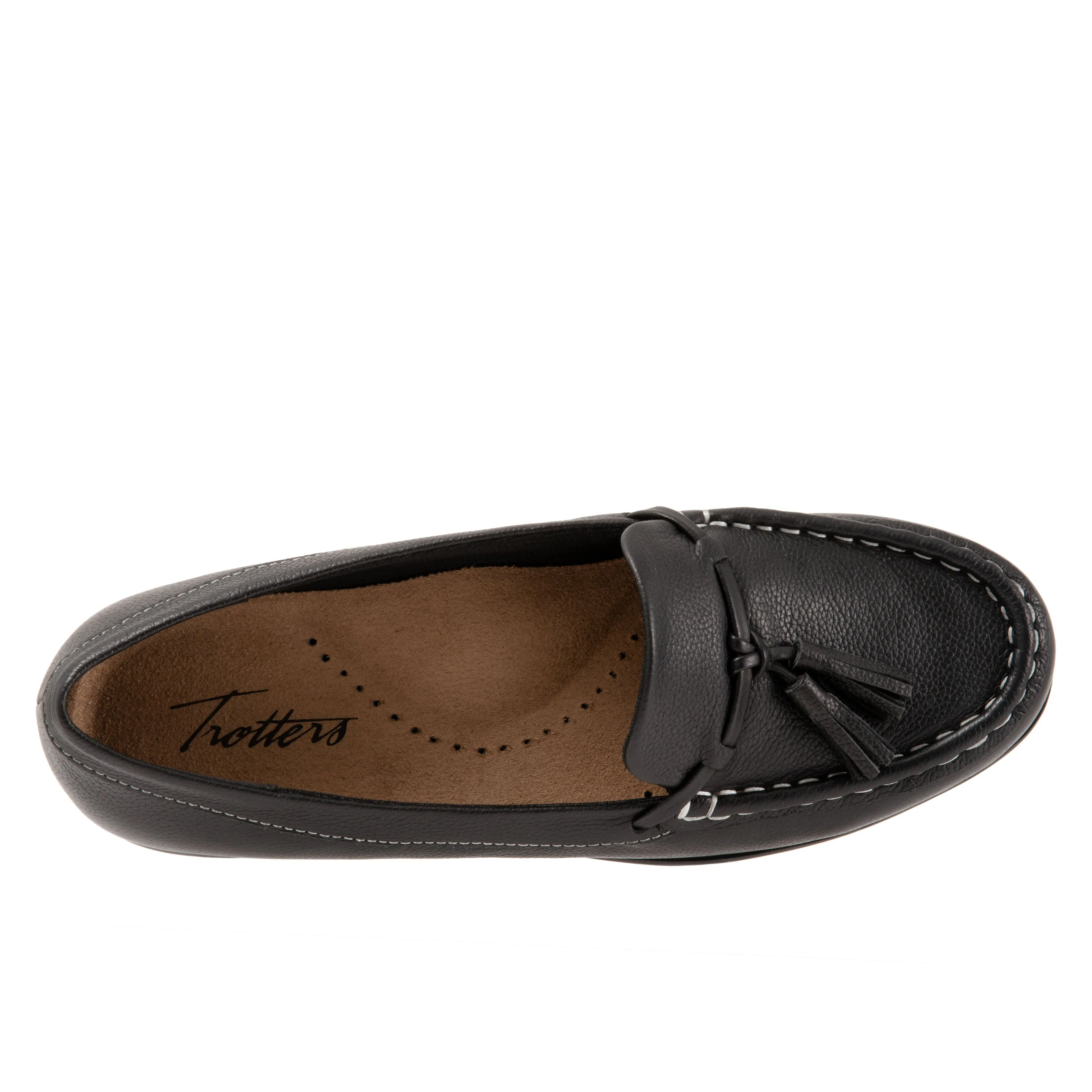 Dawson Black Leather Moccasin