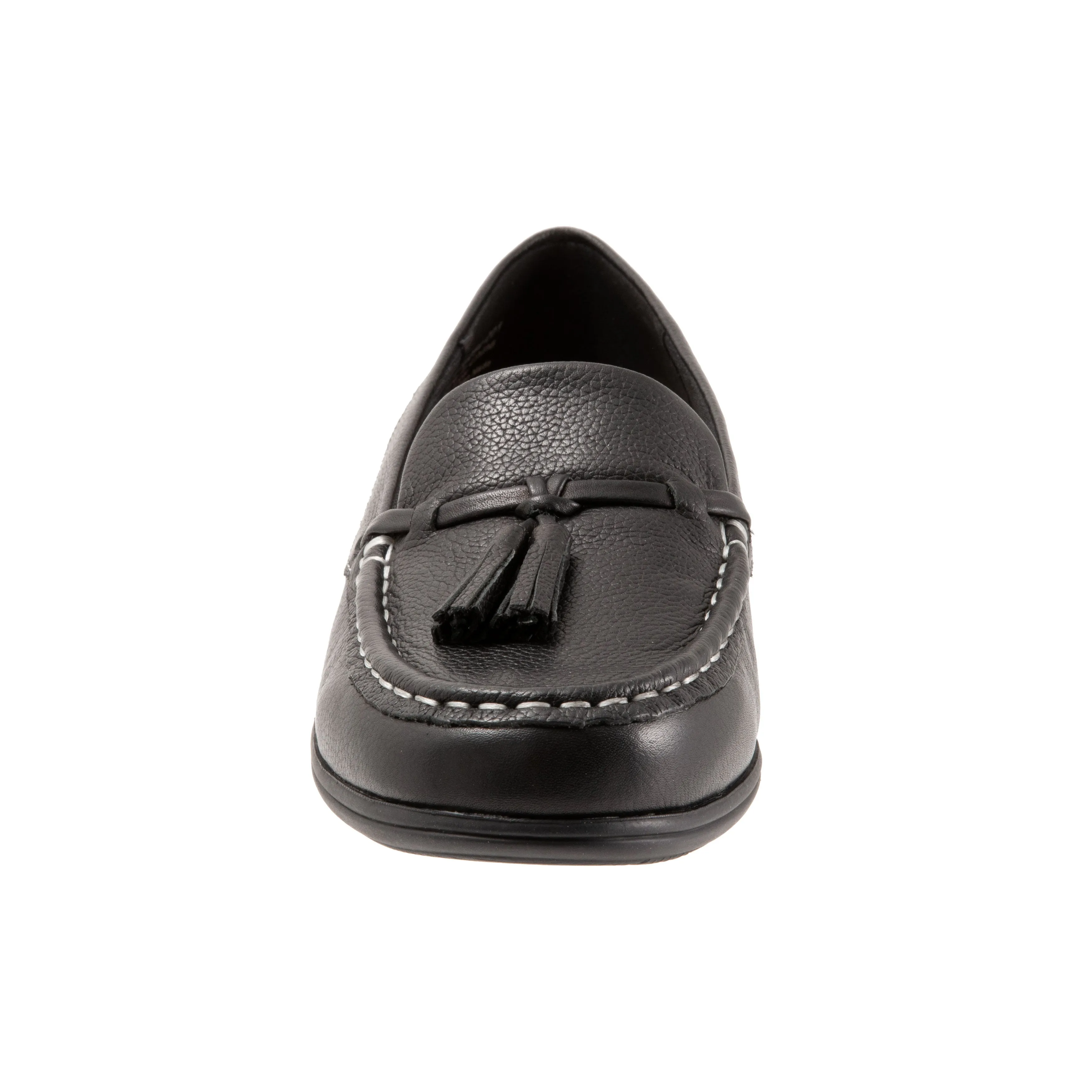 Dawson Black Leather Moccasin