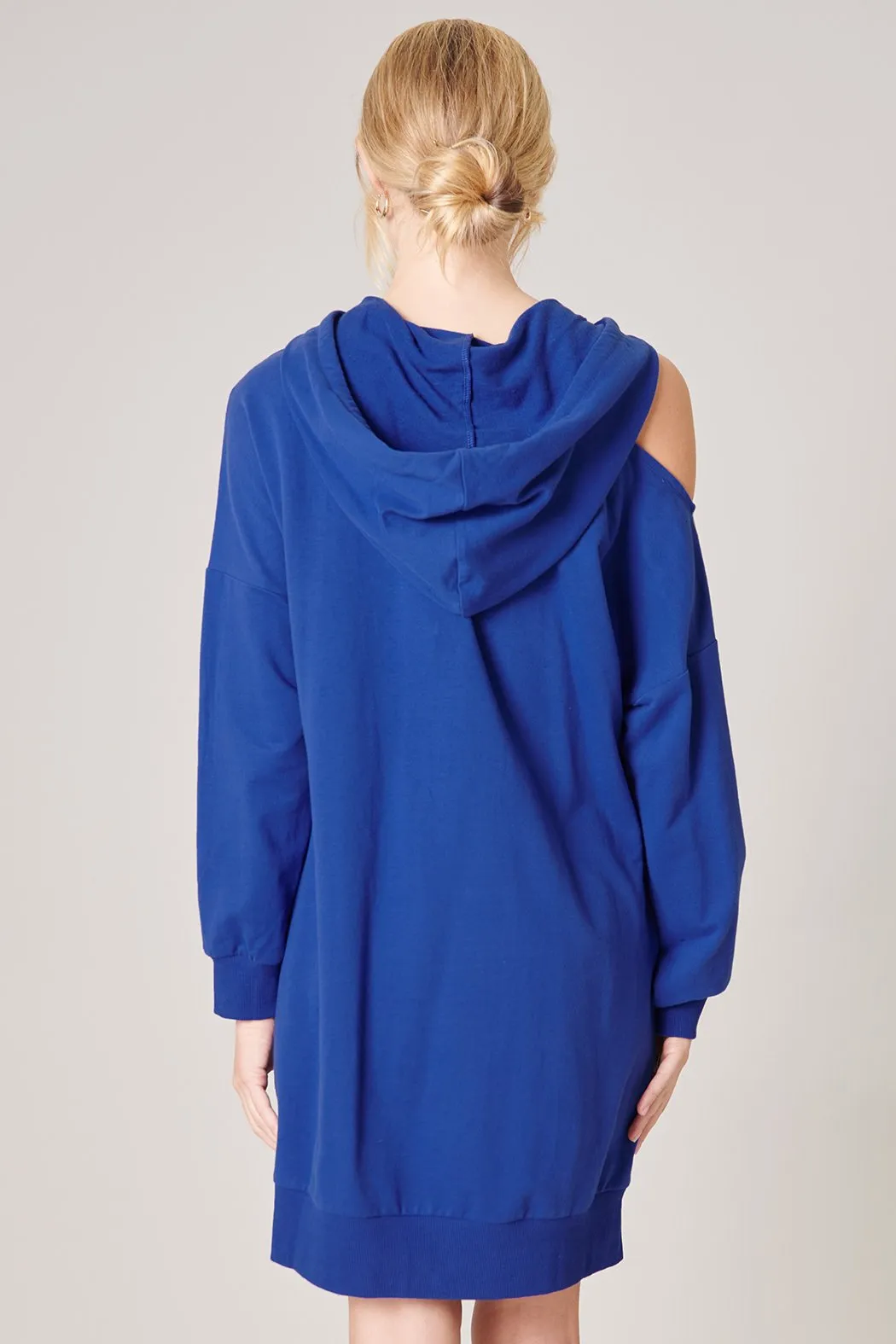 Deanna Cut Out French Terry Hoodie Dress