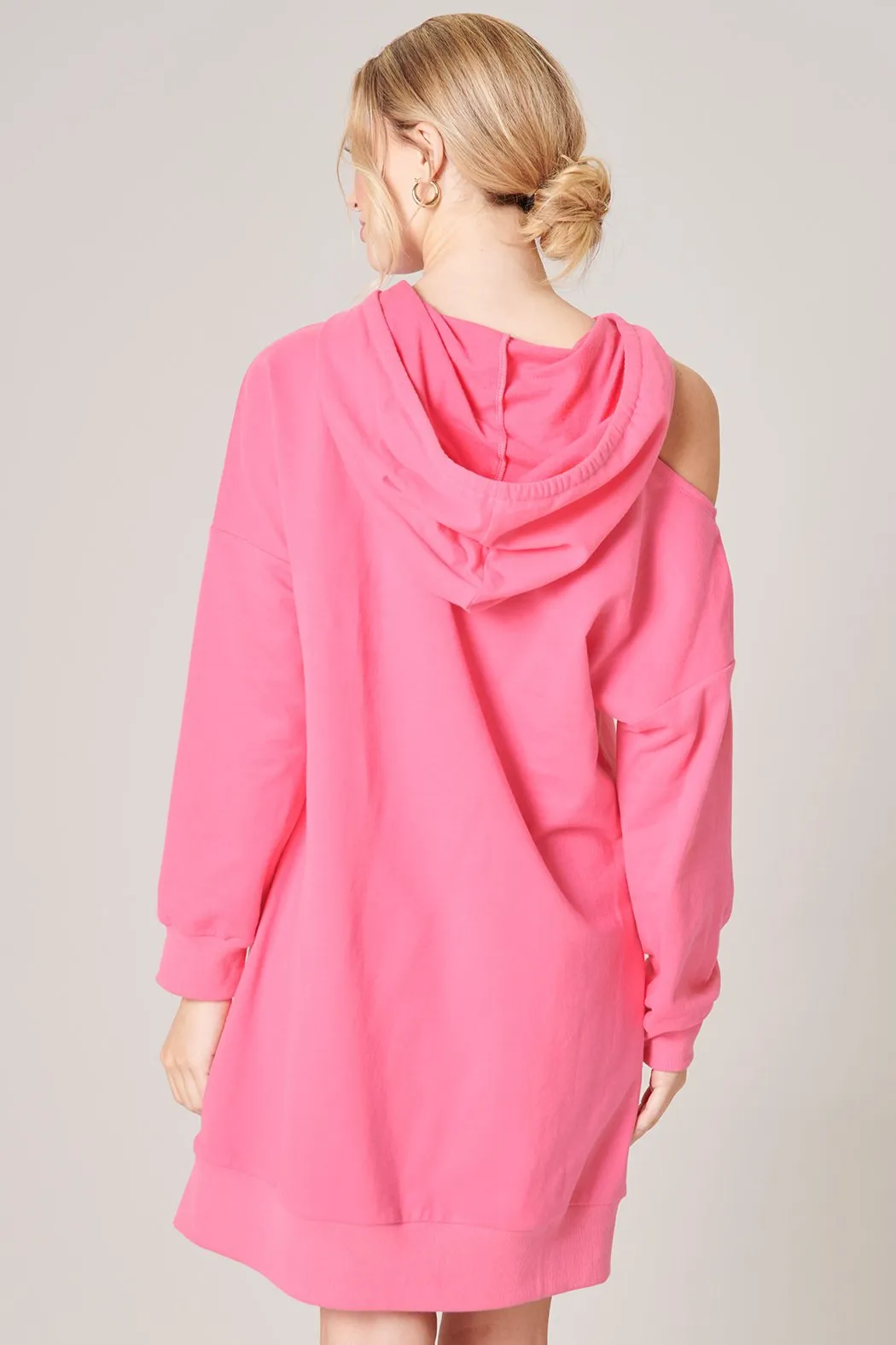 Deanna Cut Out French Terry Hoodie Dress