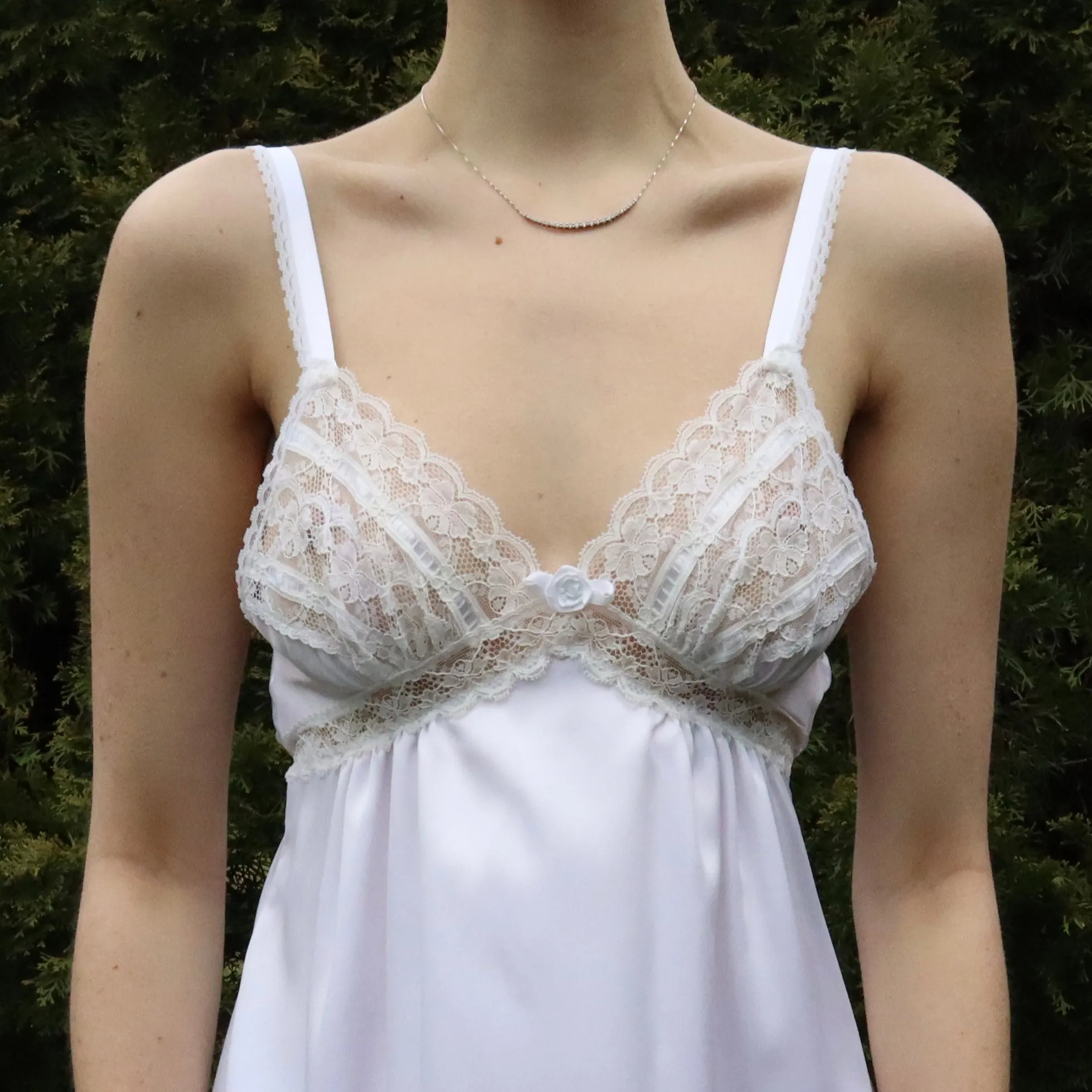 Dior White Satin Slip (Small)