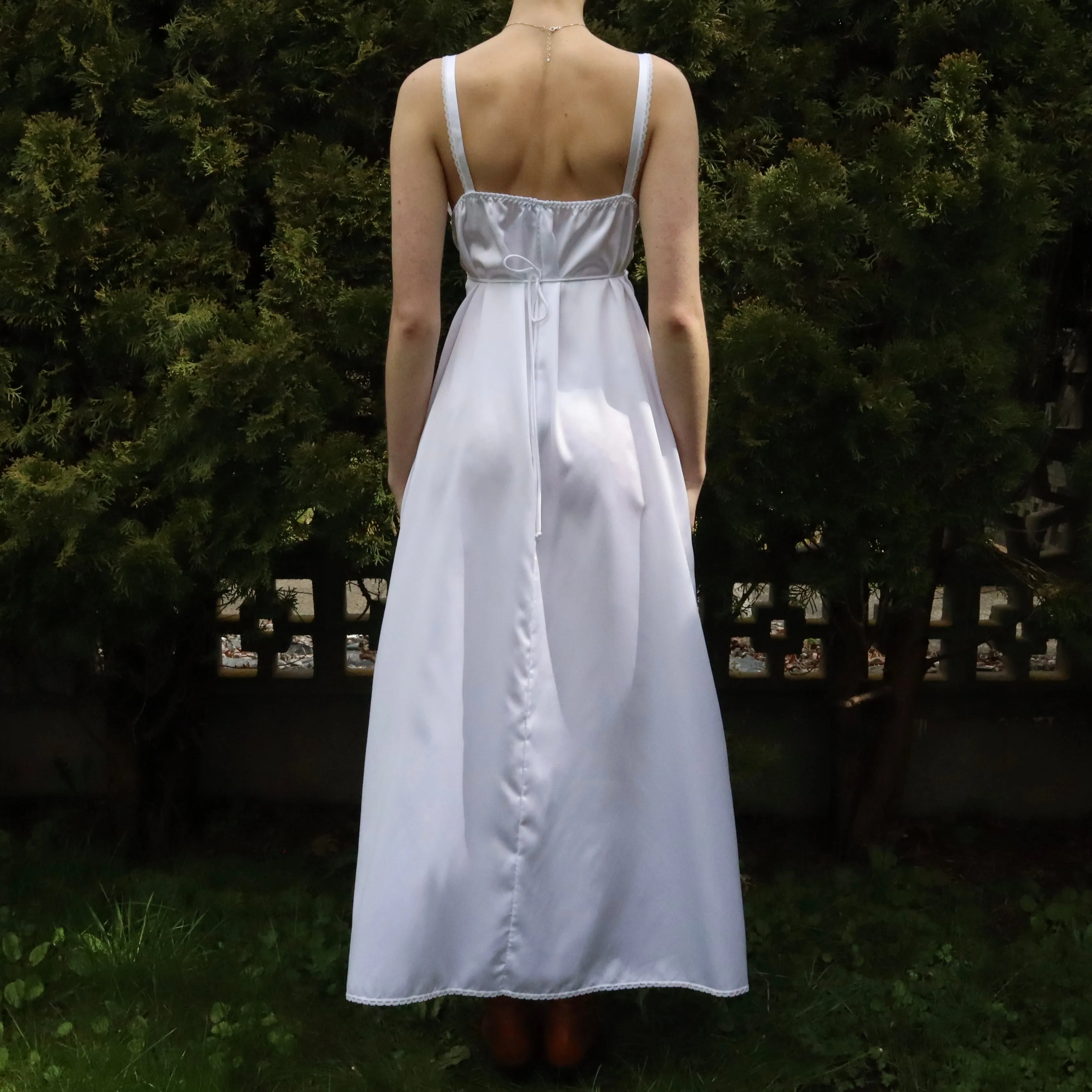 Dior White Satin Slip (Small)