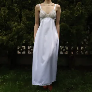 Dior White Satin Slip (Small)