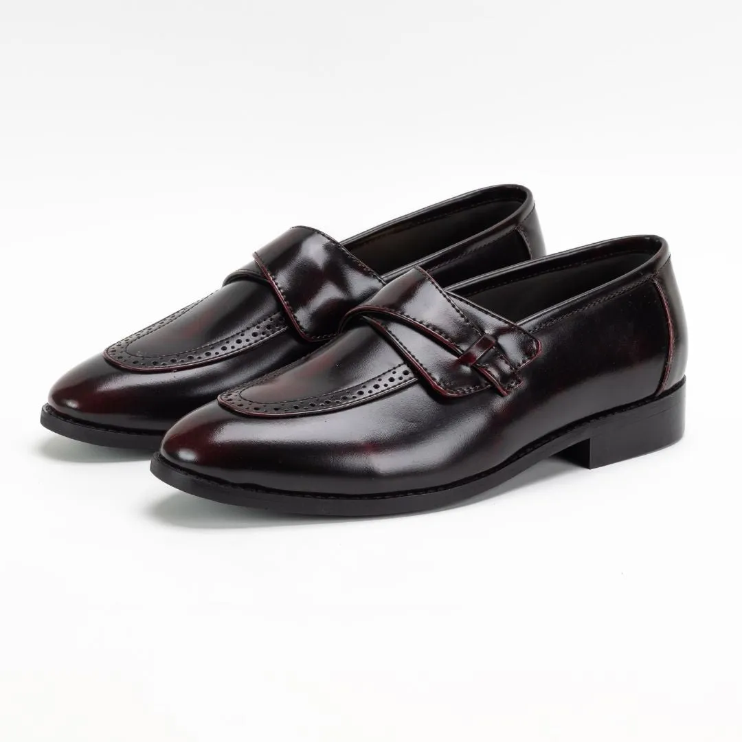 Drezzire Classic Patent Slip-Ons - Cherry