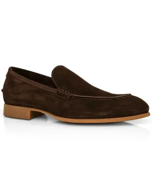 Etna Mocha Suede Loafer