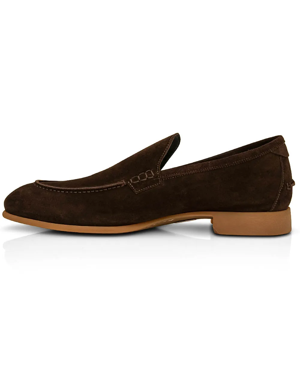 Etna Mocha Suede Loafer