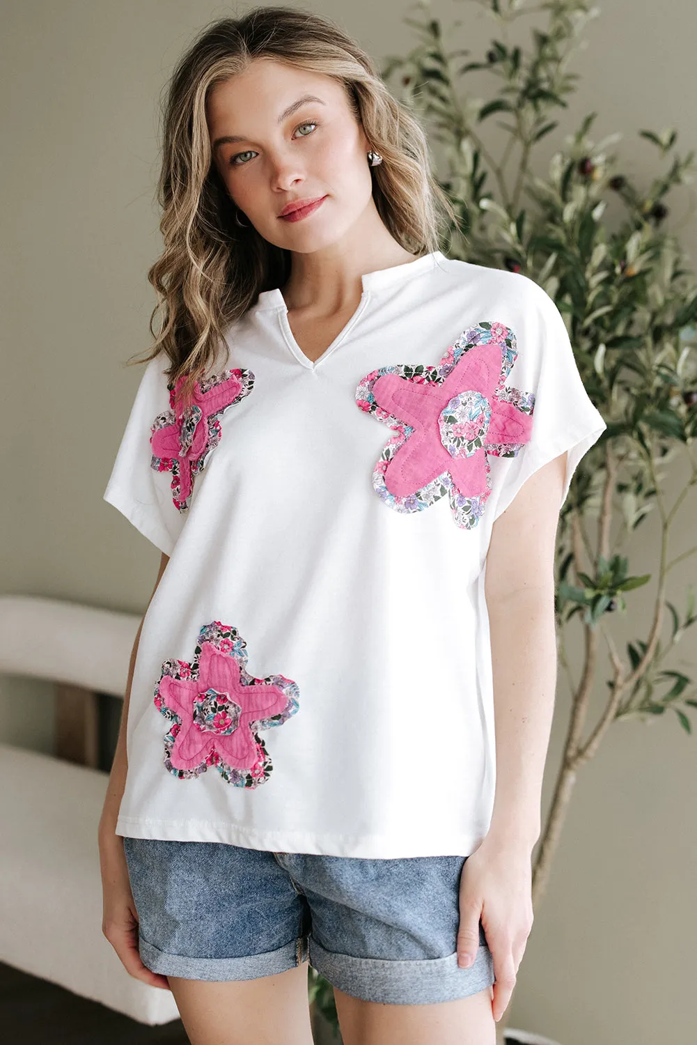 Fallon Floral Dolman Sleeve Top