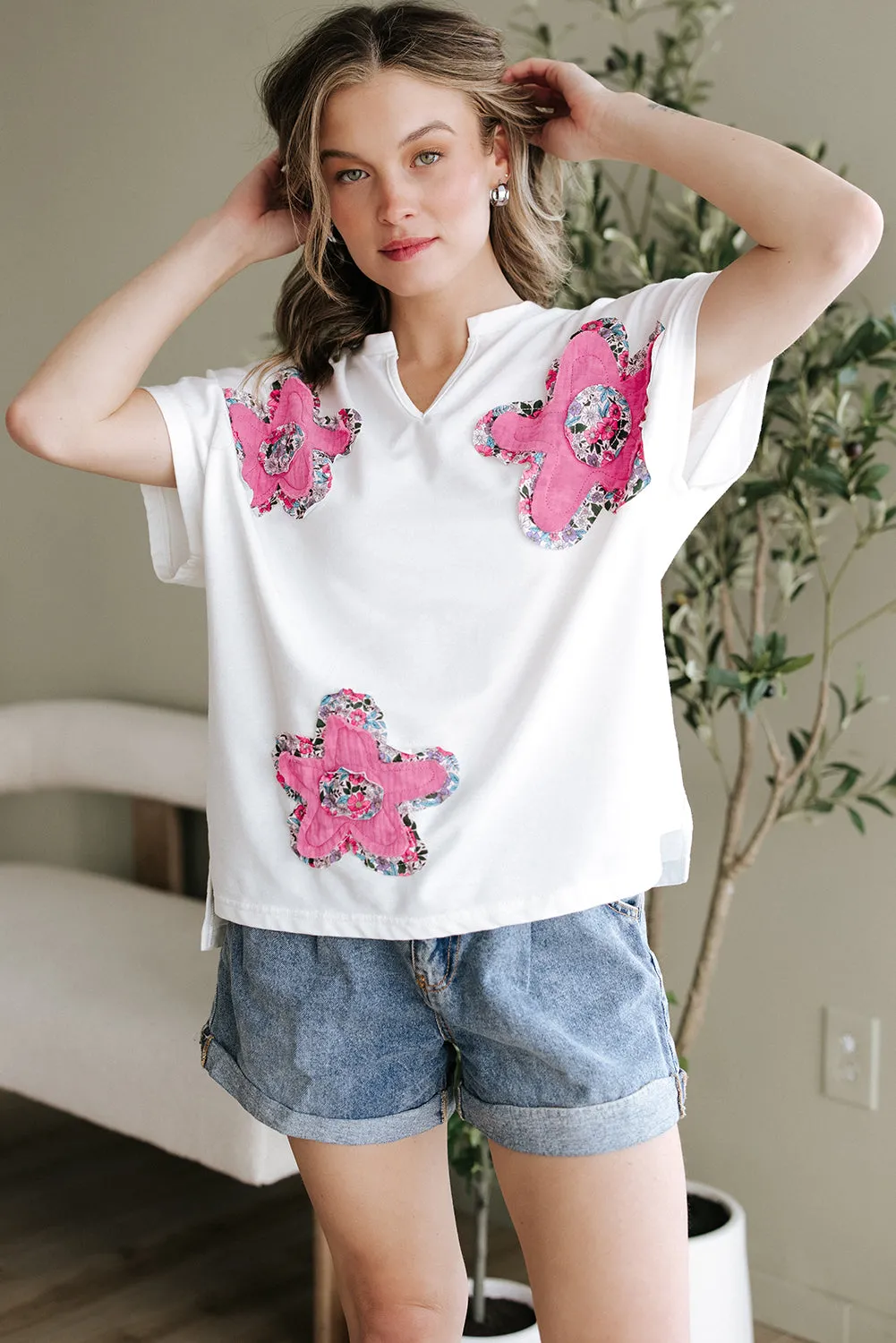 Fallon Floral Dolman Sleeve Top