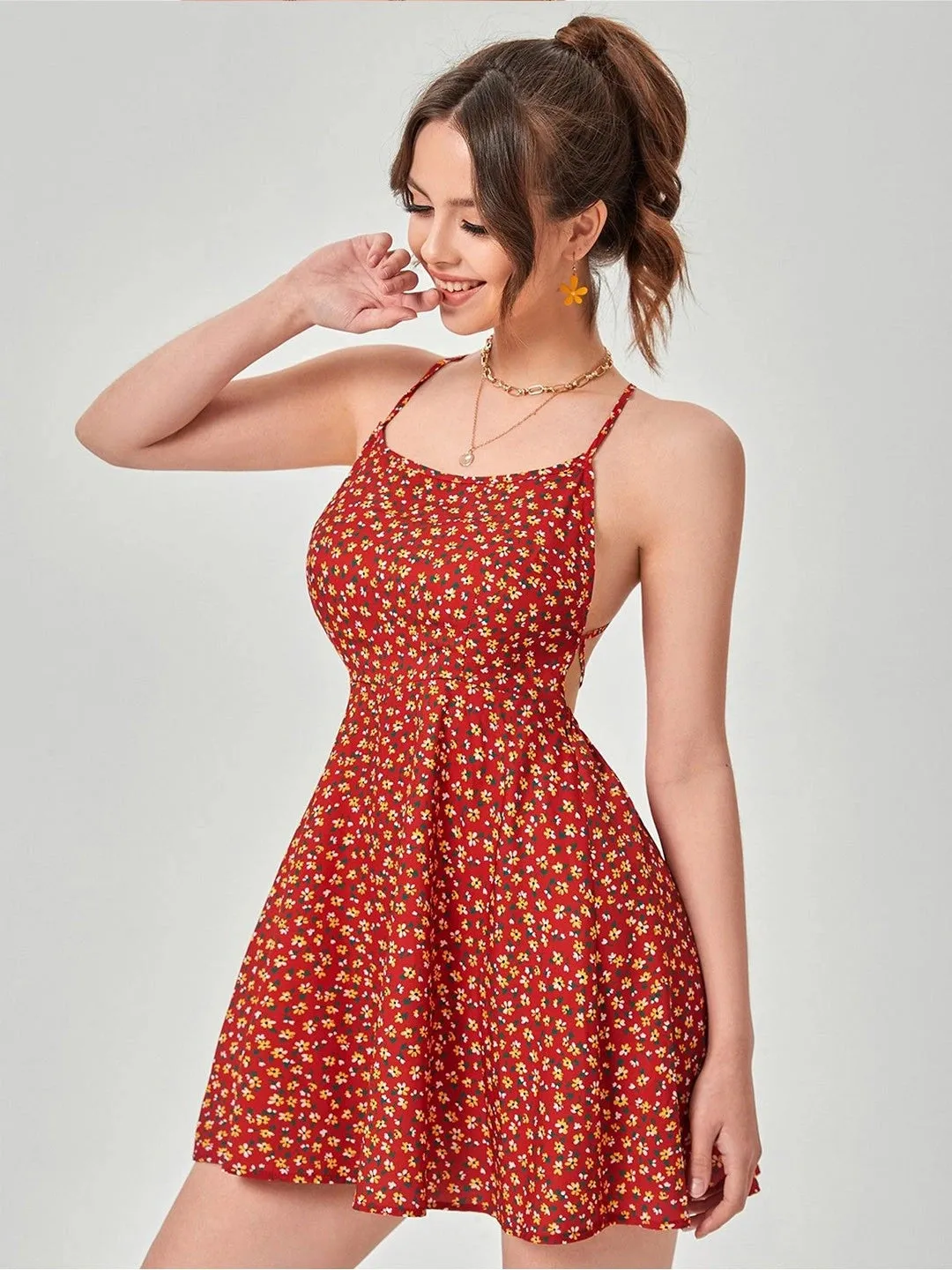 Floral Mini Dress