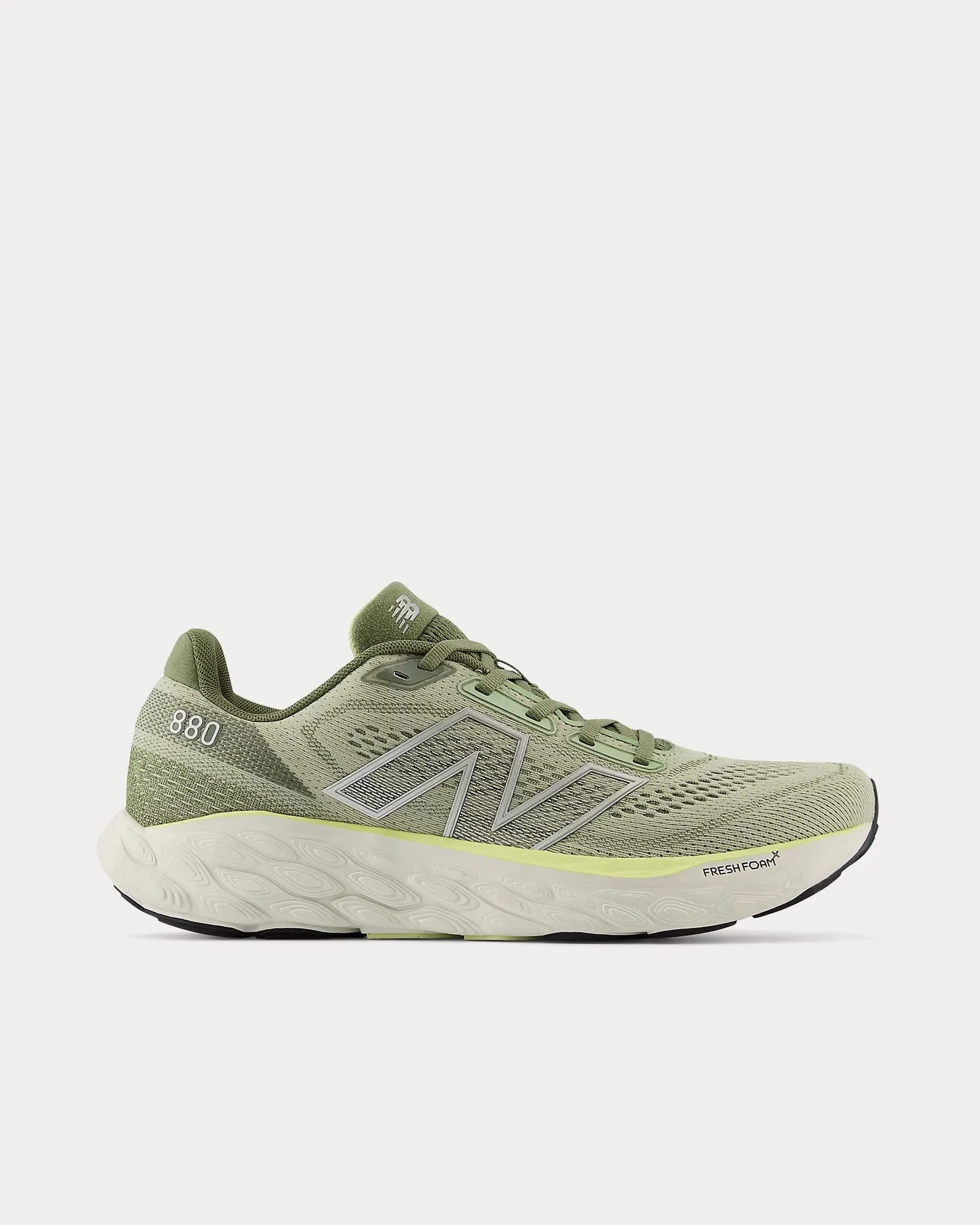 Fresh Foam X 1080v14 Olivine / Silver Metallic / Limelight Running Shoes