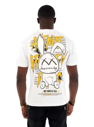 George V T-Shirt - Dead Bunny  - White - GV2560